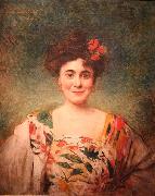 Leon Joseph Florentin Bonnat Portrait de madame Dotezac